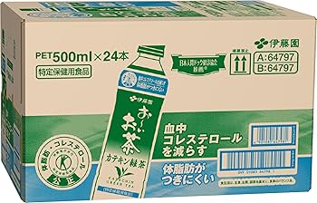Amazon.co.jp: 伊藤園 おーいお茶 カテキン緑茶 500ml×24本